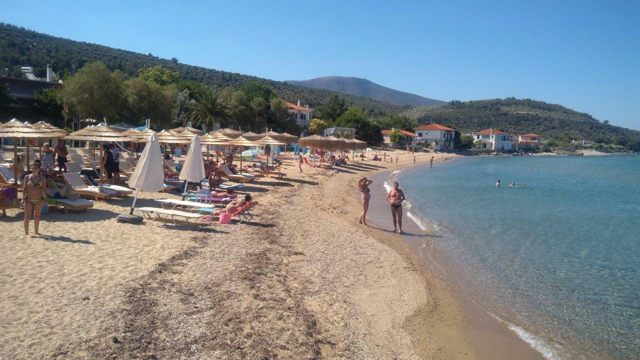 Sunray Separate Villa Skala Sotiros Bagian luar foto