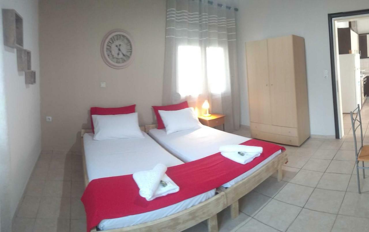 Sunray Separate Villa Skala Sotiros Bagian luar foto